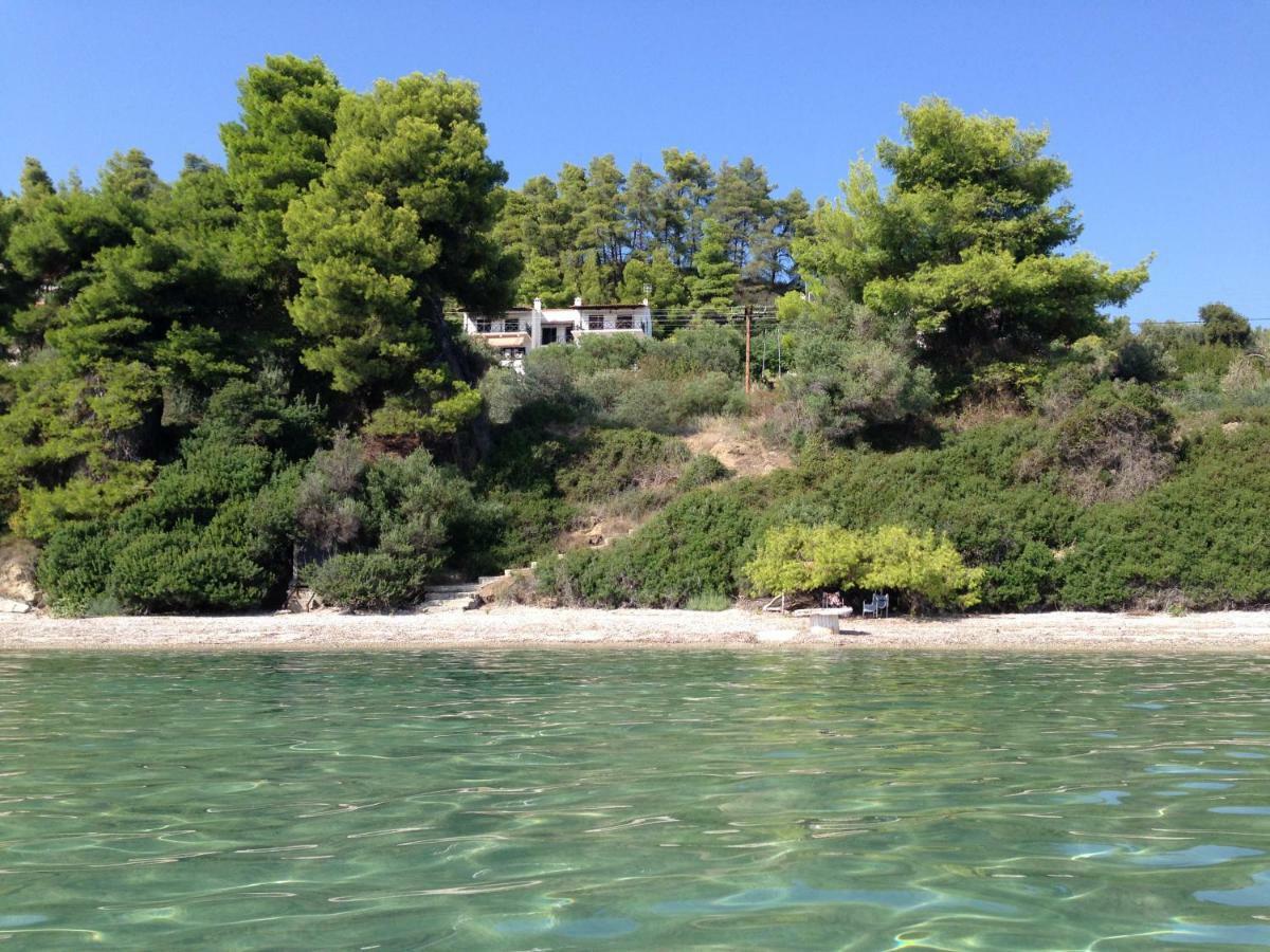 Unique Sea View House Villa Kalandra Bagian luar foto
