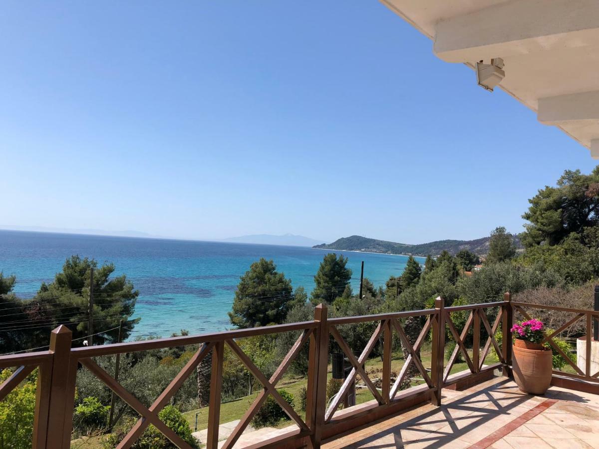 Unique Sea View House Villa Kalandra Bagian luar foto