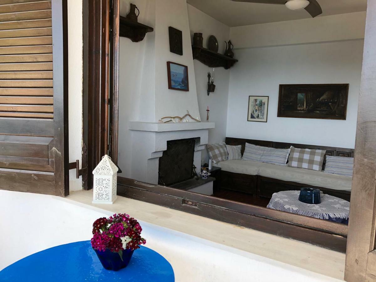 Unique Sea View House Villa Kalandra Bagian luar foto