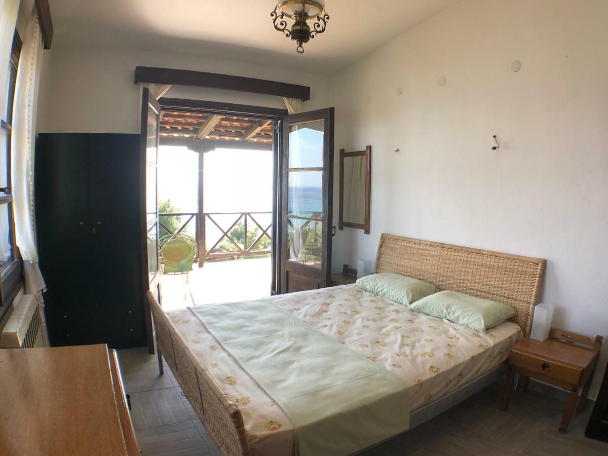 Unique Sea View House Villa Kalandra Bagian luar foto