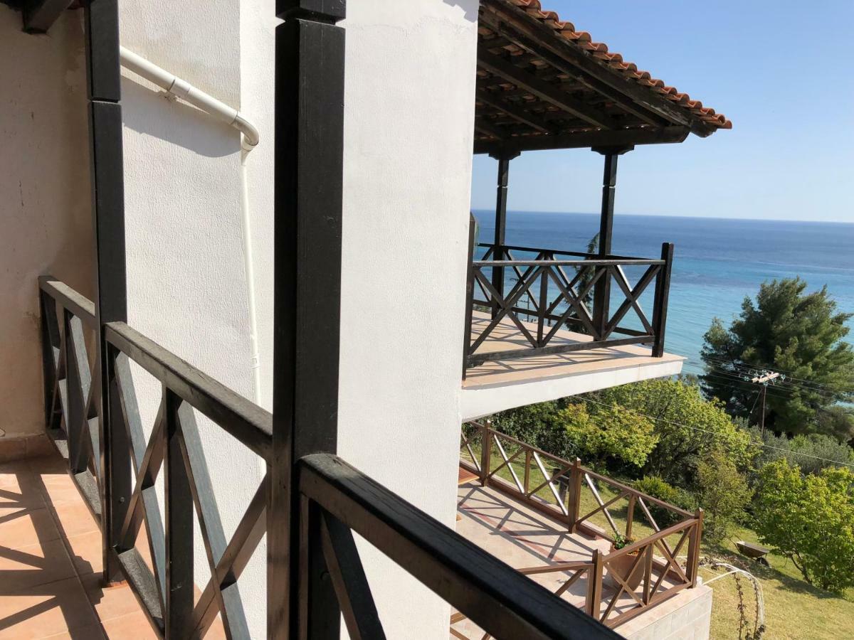 Unique Sea View House Villa Kalandra Bagian luar foto
